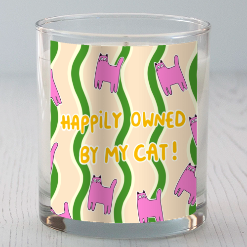Owned By The Cat - scented candle by The Paper Tail