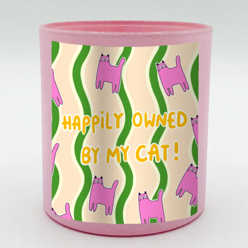 Owned By The Cat - scented candle by The Paper Tail
