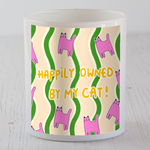 Owned By The Cat - scented candle by The Paper Tail