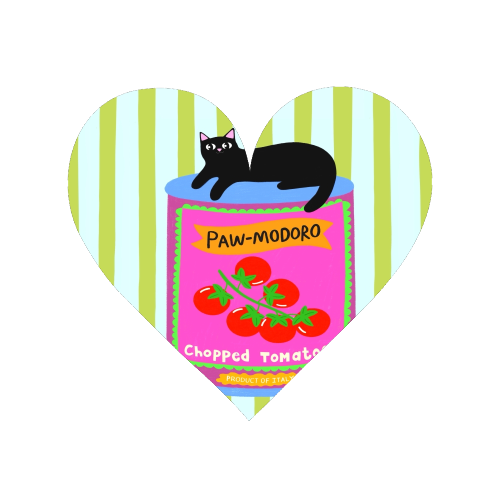 Paw-modoro - Magnet by The Paper Tail