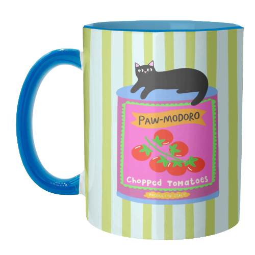 Paw-modoro - unique mug by The Paper Tail