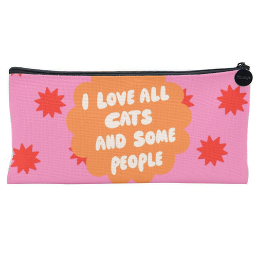 Love All Cats - flat pencil case by The Paper Tail