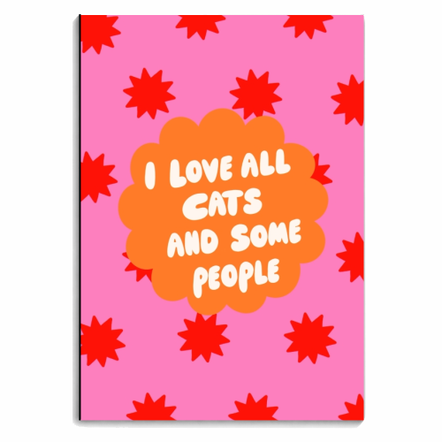 Love All Cats - personalised A4, A5, A6 notebook by The Paper Tail