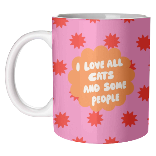 Love All Cats - unique mug by The Paper Tail