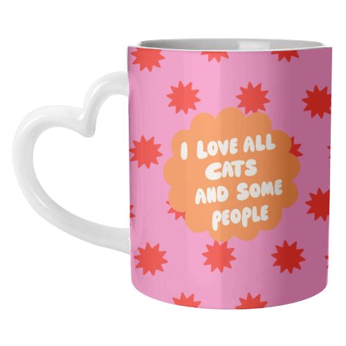 Love All Cats - unique mug by The Paper Tail