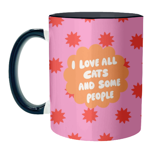 Love All Cats - unique mug by The Paper Tail