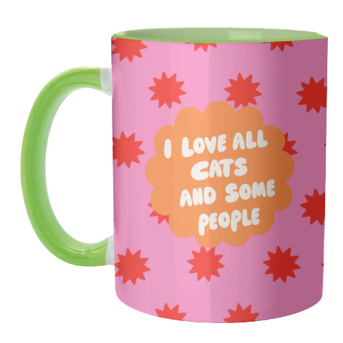 Love All Cats - unique mug by The Paper Tail