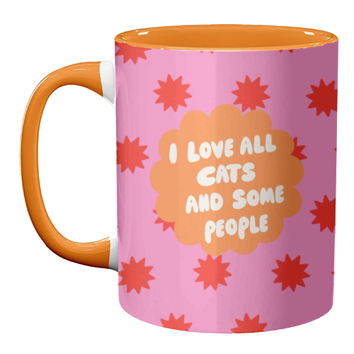 Love All Cats - unique mug by The Paper Tail