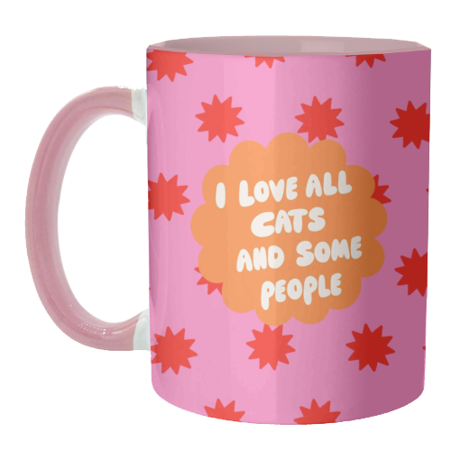 Love All Cats - unique mug by The Paper Tail