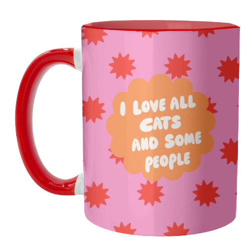 Love All Cats - unique mug by The Paper Tail