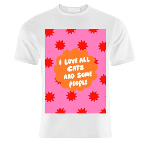 Love All Cats - unique t shirt by The Paper Tail