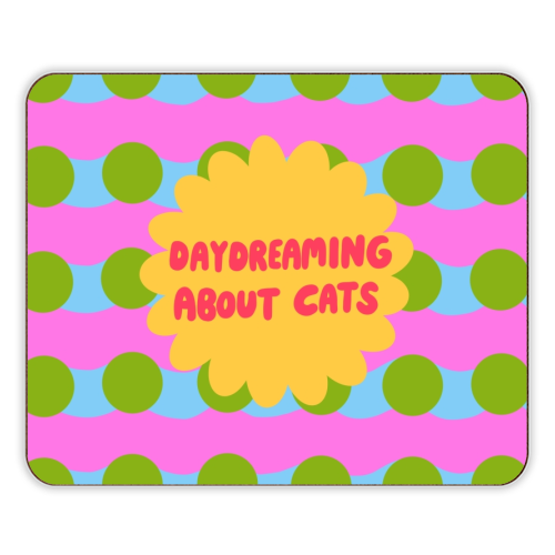 Daydreaming About Cats - designer placemat by The Paper Tail