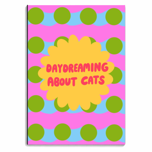 Daydreaming About Cats - personalised A4, A5, A6 notebook by The Paper Tail