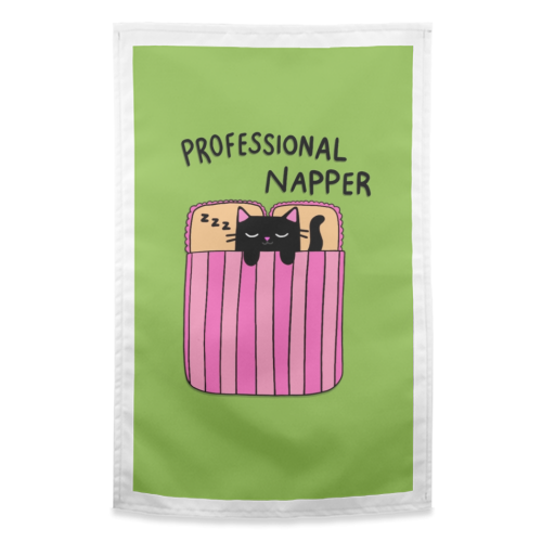 Professional Napper - funny tea towel by The Paper Tail