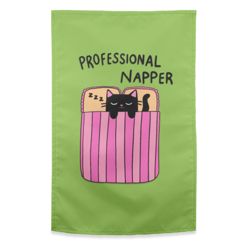Professional Napper - funny tea towel by The Paper Tail