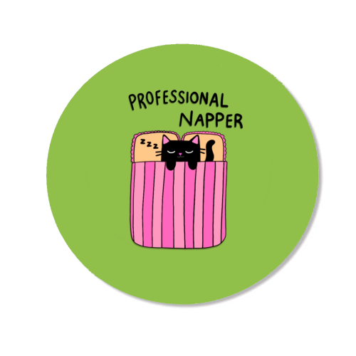 Professional Napper - Magnet by The Paper Tail