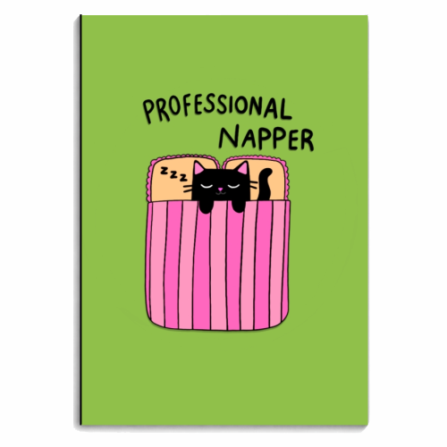 Professional Napper - personalised A4, A5, A6 notebook by The Paper Tail