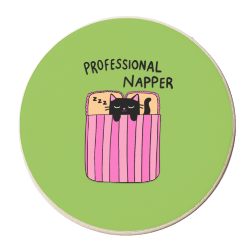 Professional Napper - personalised beer coaster by The Paper Tail