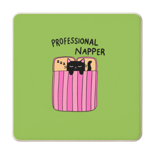 Professional Napper - personalised beer coaster by The Paper Tail