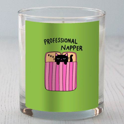 Professional Napper - scented candle by The Paper Tail