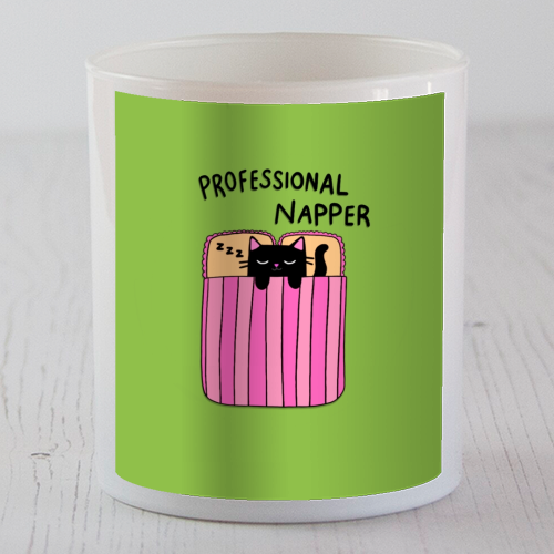Professional Napper - scented candle by The Paper Tail