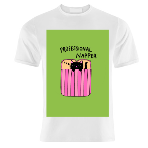 Professional Napper - unique t shirt by The Paper Tail
