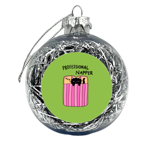 Professional Napper - xmas bauble by The Paper Tail