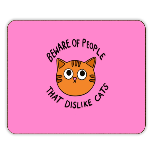 Beware Of People - designer placemat by The Paper Tail