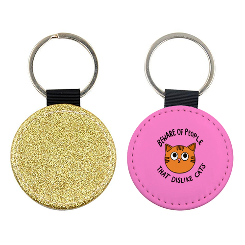 Beware Of People - keyring by The Paper Tail