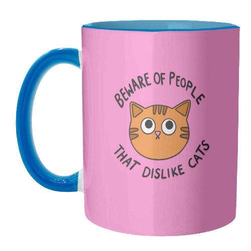 Beware Of People - unique mug by The Paper Tail
