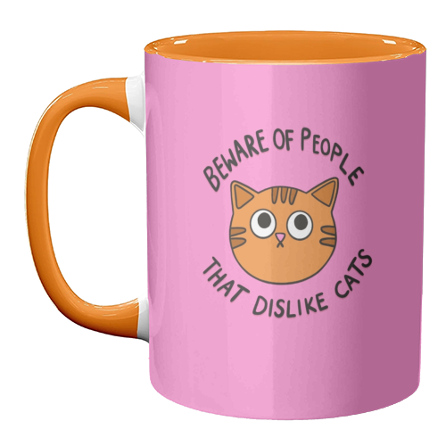 Beware Of People - unique mug by The Paper Tail