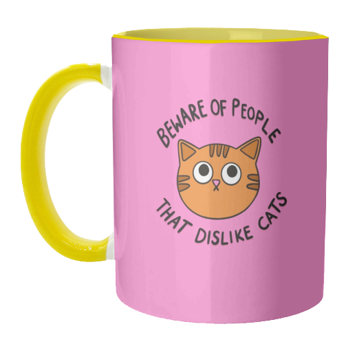 Beware Of People - unique mug by The Paper Tail