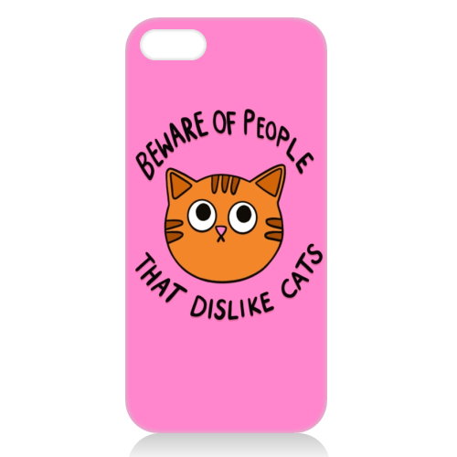Beware Of People - unique phone case by The Paper Tail