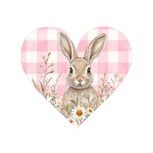 Blush Meadow Bunny - Magnet by haris kavalla