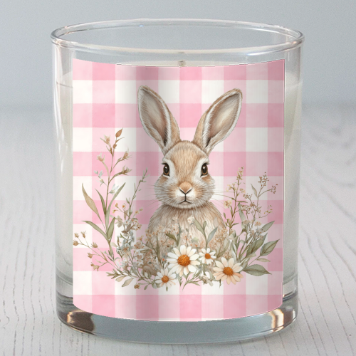 Blush Meadow Bunny - scented candle by haris kavalla