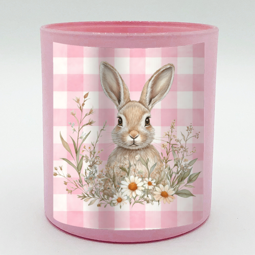 Blush Meadow Bunny - scented candle by haris kavalla