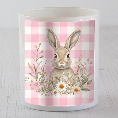 Blush Meadow Bunny - scented candle by haris kavalla