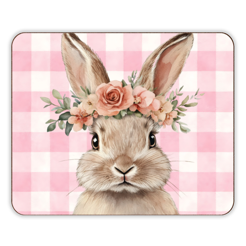 Rose Crown Bunny - designer placemat by haris kavalla