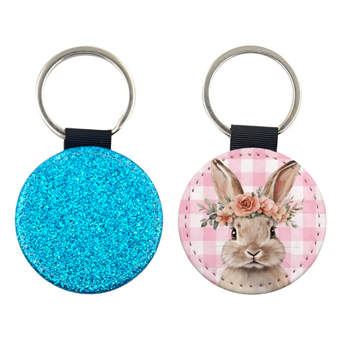 Rose Crown Bunny - keyring by haris kavalla