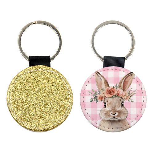 Rose Crown Bunny - keyring by haris kavalla
