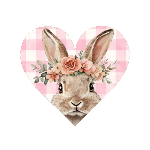 Rose Crown Bunny - Magnet by haris kavalla
