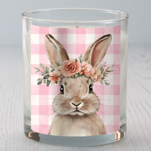 Rose Crown Bunny - scented candle by haris kavalla