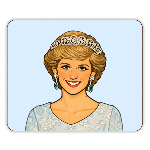 Princess Di - designer placemat by Ms Doodle