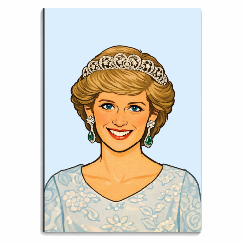 Princess Di - personalised A4, A5, A6 notebook by Ms Doodle