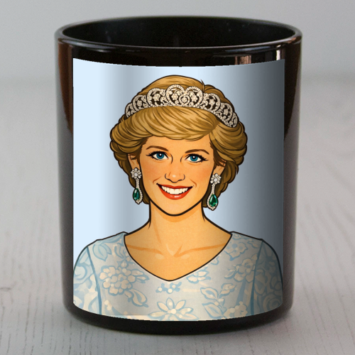 Princess Di - scented candle by Ms Doodle