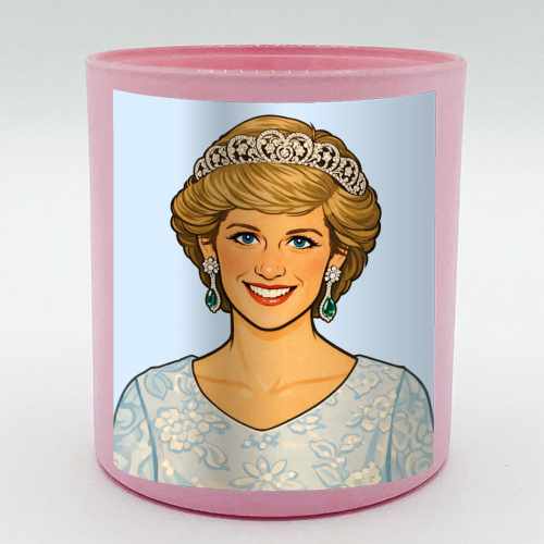 Princess Di - scented candle by Ms Doodle