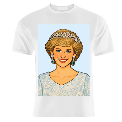 Princess Di - unique t shirt by Ms Doodle