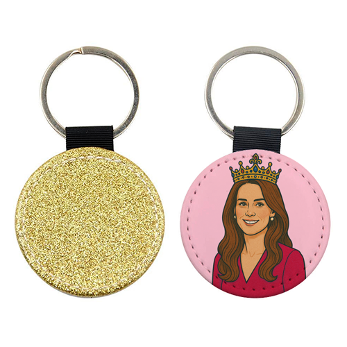 Princess Kate - keyring by Ms Doodle