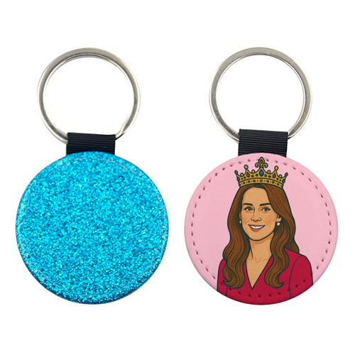 Princess Kate - keyring by Ms Doodle
