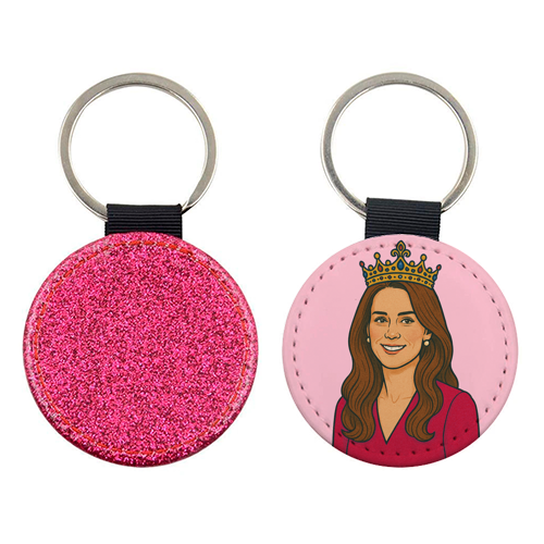 Princess Kate - keyring by Ms Doodle